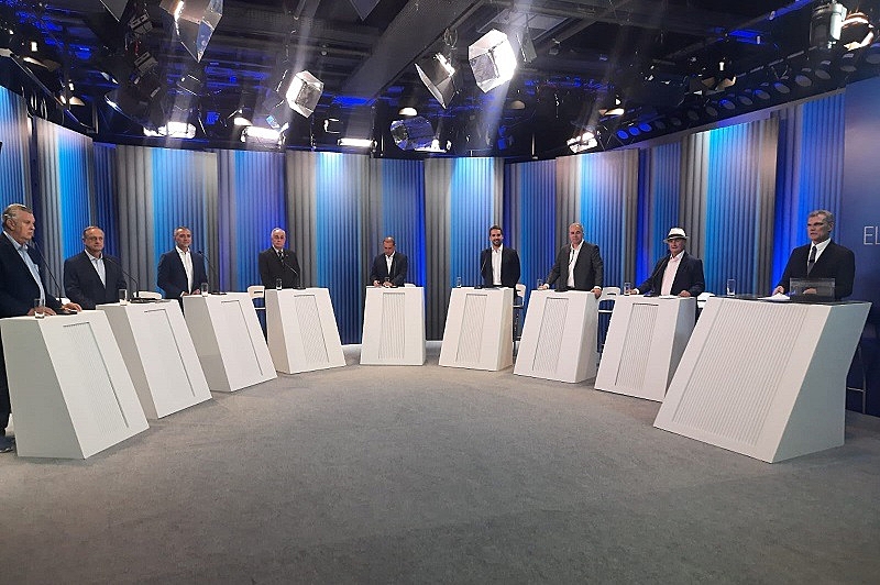 Último debate com candidatos ao governo do RS tem confronto quente entre Edegar, Leite e Ônix