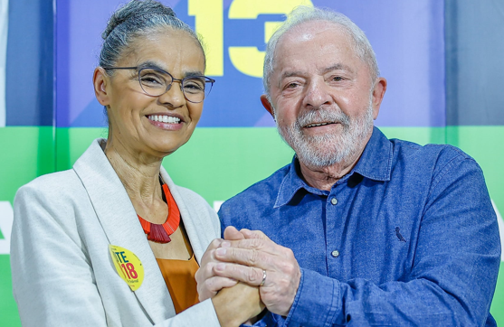 Apoio da Marina Silva praticamente sela a vitória do Lula no primeiro turno