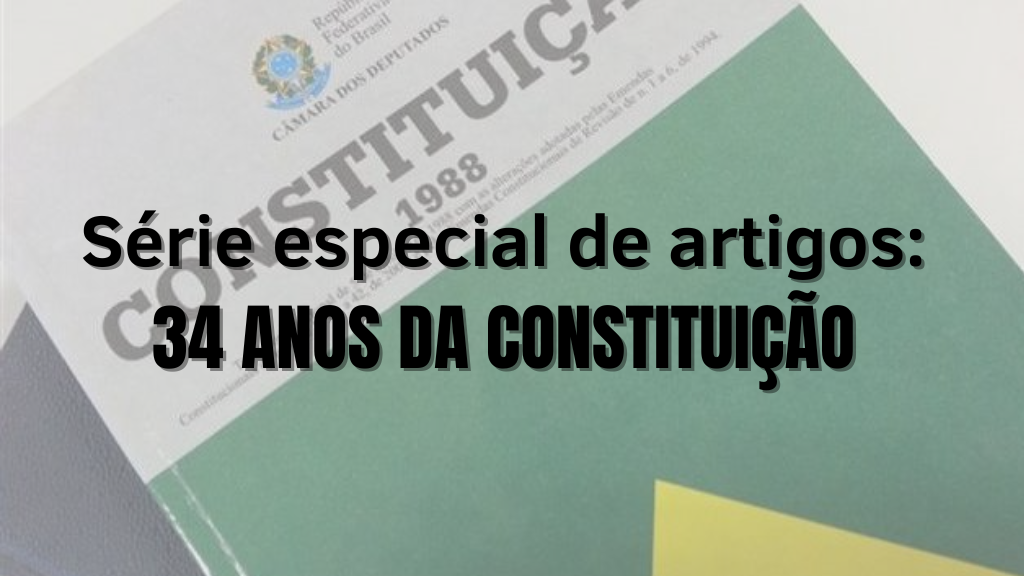 A Ordem Social e a Contribuição da Constituição Federal de 1988 para a Evolução da Sociedade  Brasileira