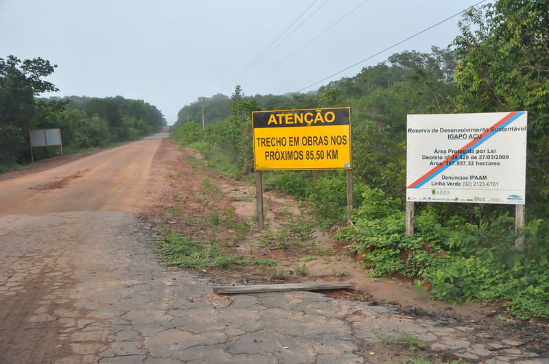 Desmatamento no entorno da BR-319 dobra após anúncio de asfaltamento
