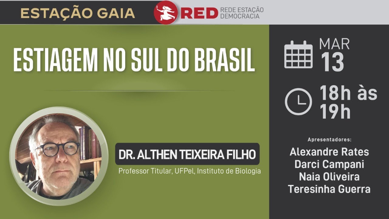 AO VIVO | Estiagem no sul do Brasil – Estação Gaia 13/03/2023