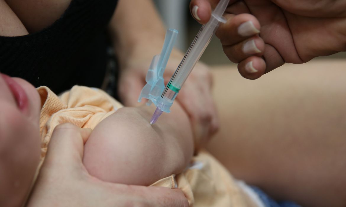 Unicef: 1,6 milhão de crianças no Brasil não receberam vacina DTP