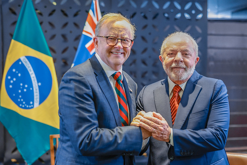 No Japão, Lula se encontra com o primeiro-ministro da Austrália