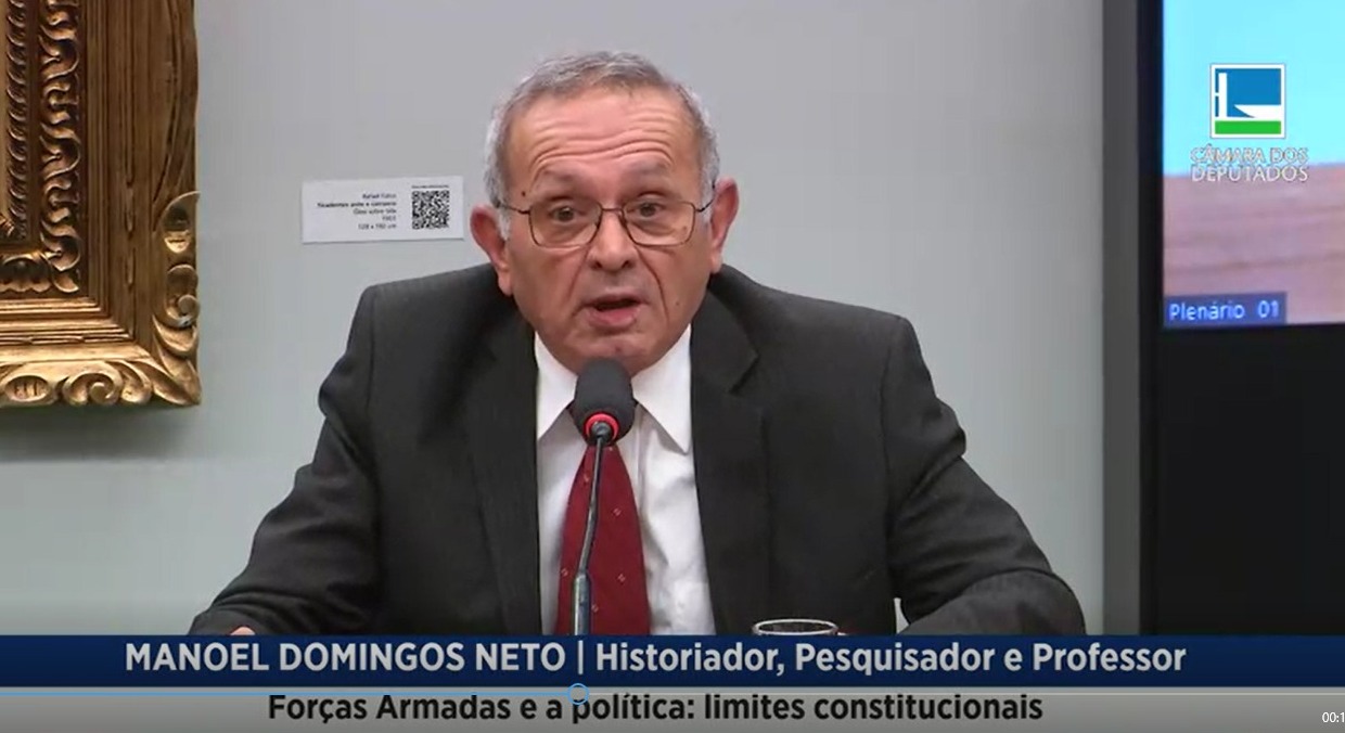 Forças Armadas e a política: limites constitucionais – Exposição Manuel Domingos Neto na Câmara dos Deputados.