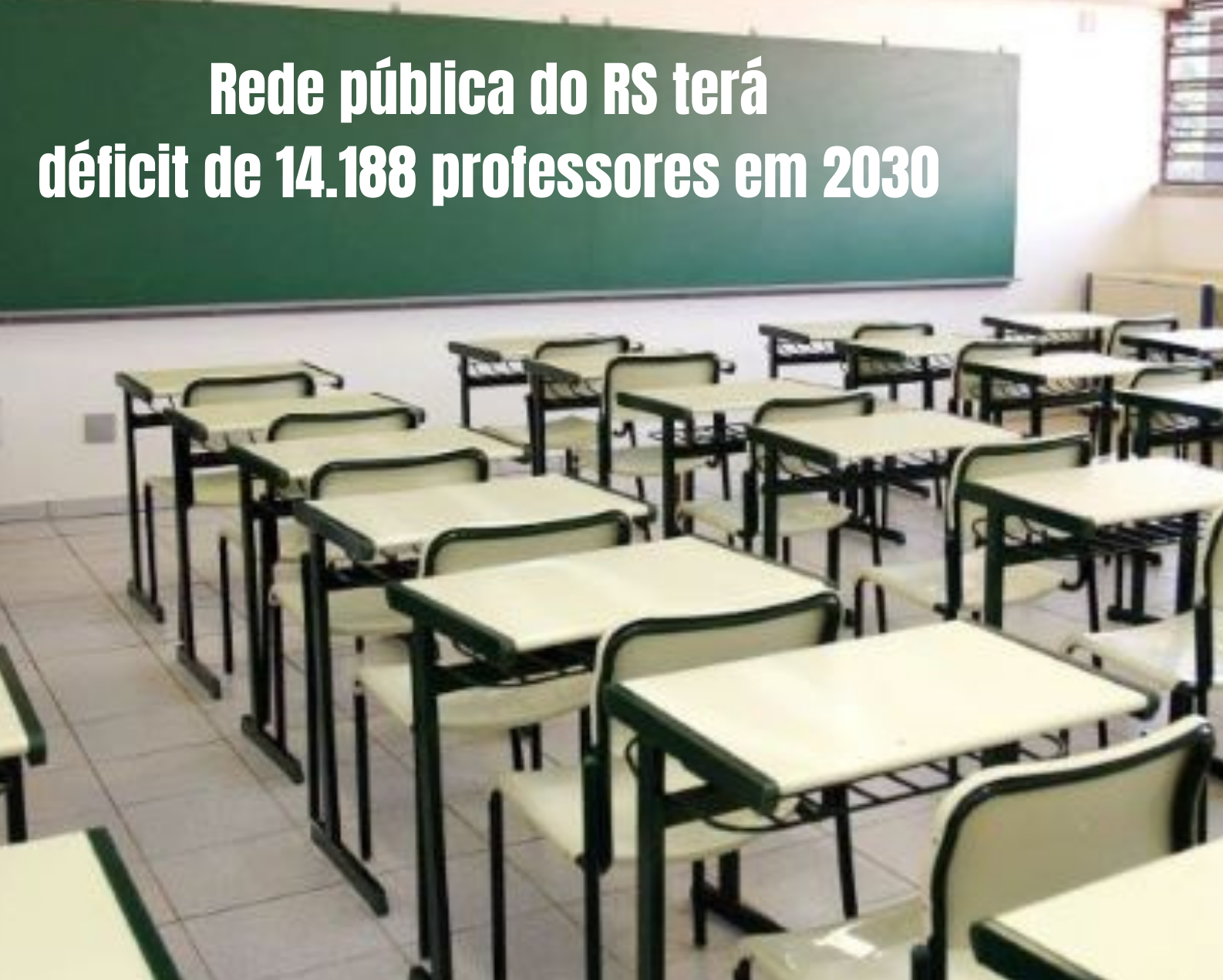 Pesquisa do Sesi alerta sobre apagão de professores no Rio Grande do Sul