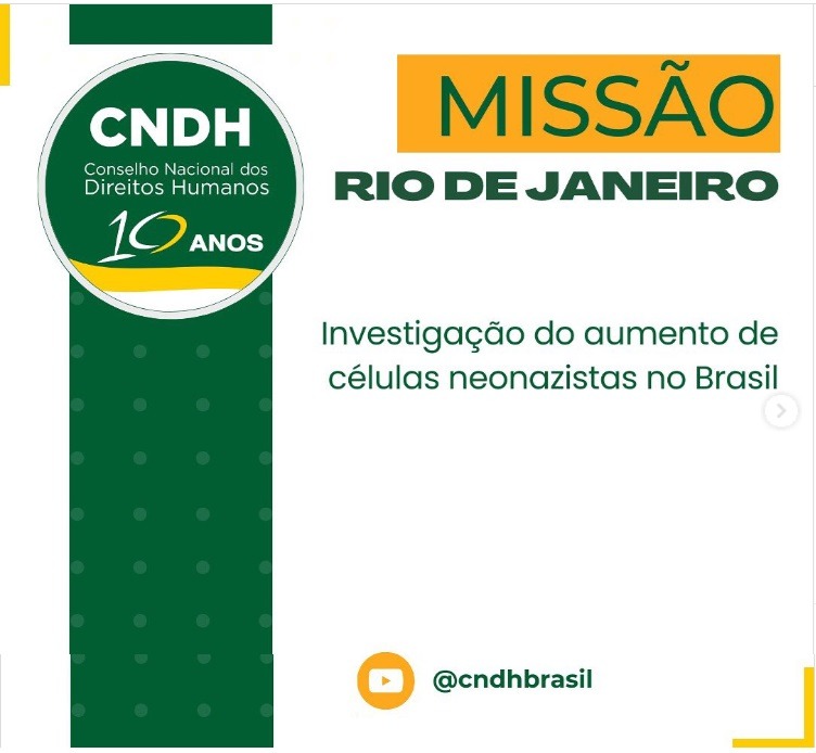 Missão do CNDH no RJ investiga neonazismo a pedido da ABI