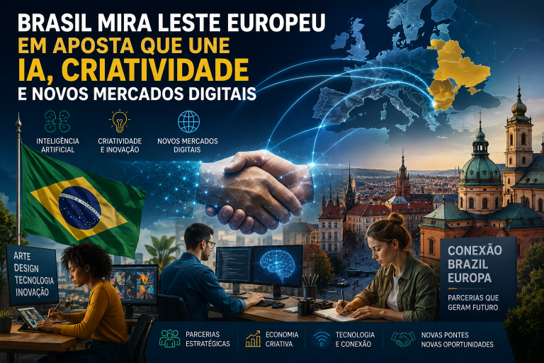 Brasil mira Leste Europeu em aposta que une IA, criatividade e novos mercados digitais | Por Vanessa Africani