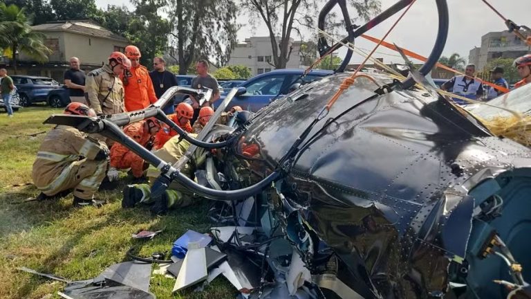 Helicóptero que caiu no Rio operava em acordo ilegal com a prefeitura