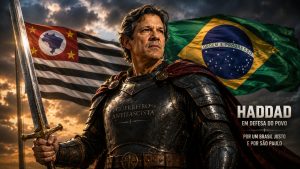 Haddad chama Flávio Bolsonaro de ‘grave risco institucional’ e diz não conceber sua vitória