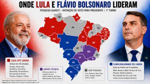 Lula domina Nordeste, Flávio vence no Sul e disputa fica apertada no Sudeste, mostra Quaest