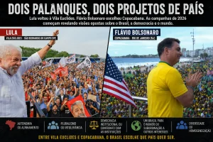 Dois palanques, dois projetos de país