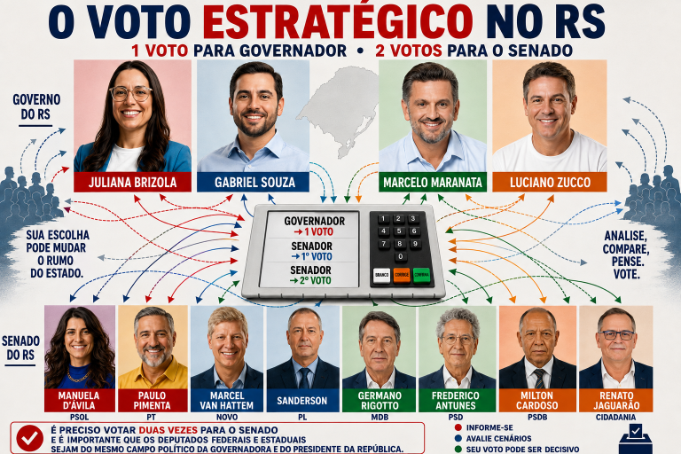 O voto estratégico volta ao centro das eleições no RS | Por Benedito Tadeu César