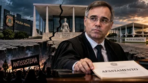 Mendonça atravessa a última fronteira e transforma crise do STF em crise entre Poderes