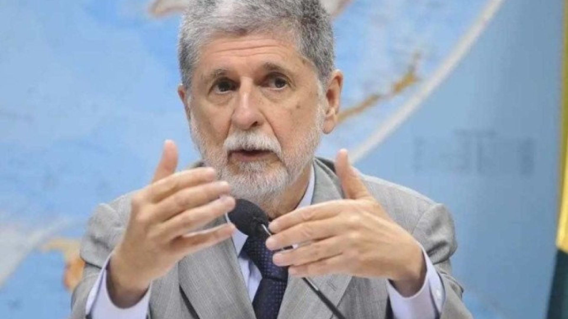 Assessor especial e ex-chanceler Celso Amorim foi enviado por Lula à Venezuela para acompanhar as eleições presidenciais do país - (crédito: Wilson Dias/Agência Brasil)