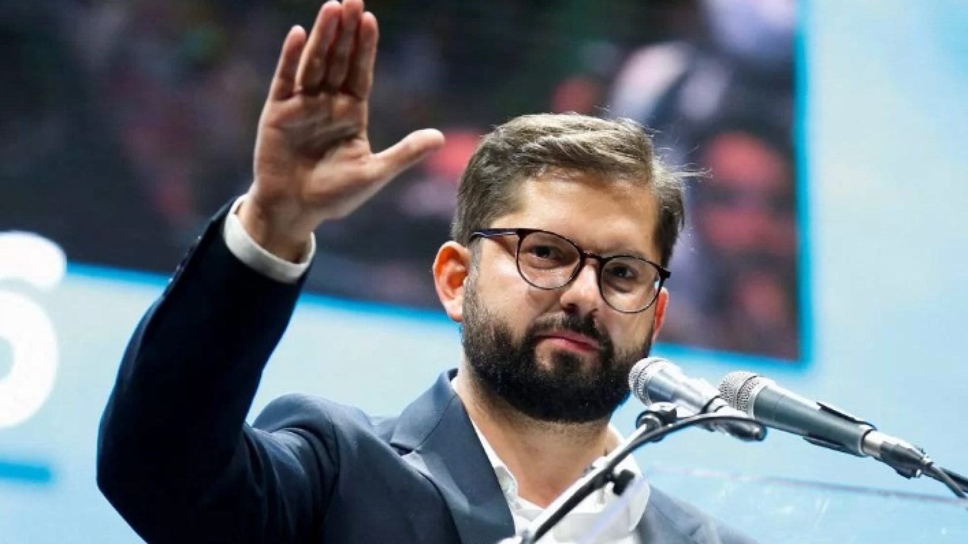 Foto Gabriel Boric, Presidente do Chile - Reprodução. 