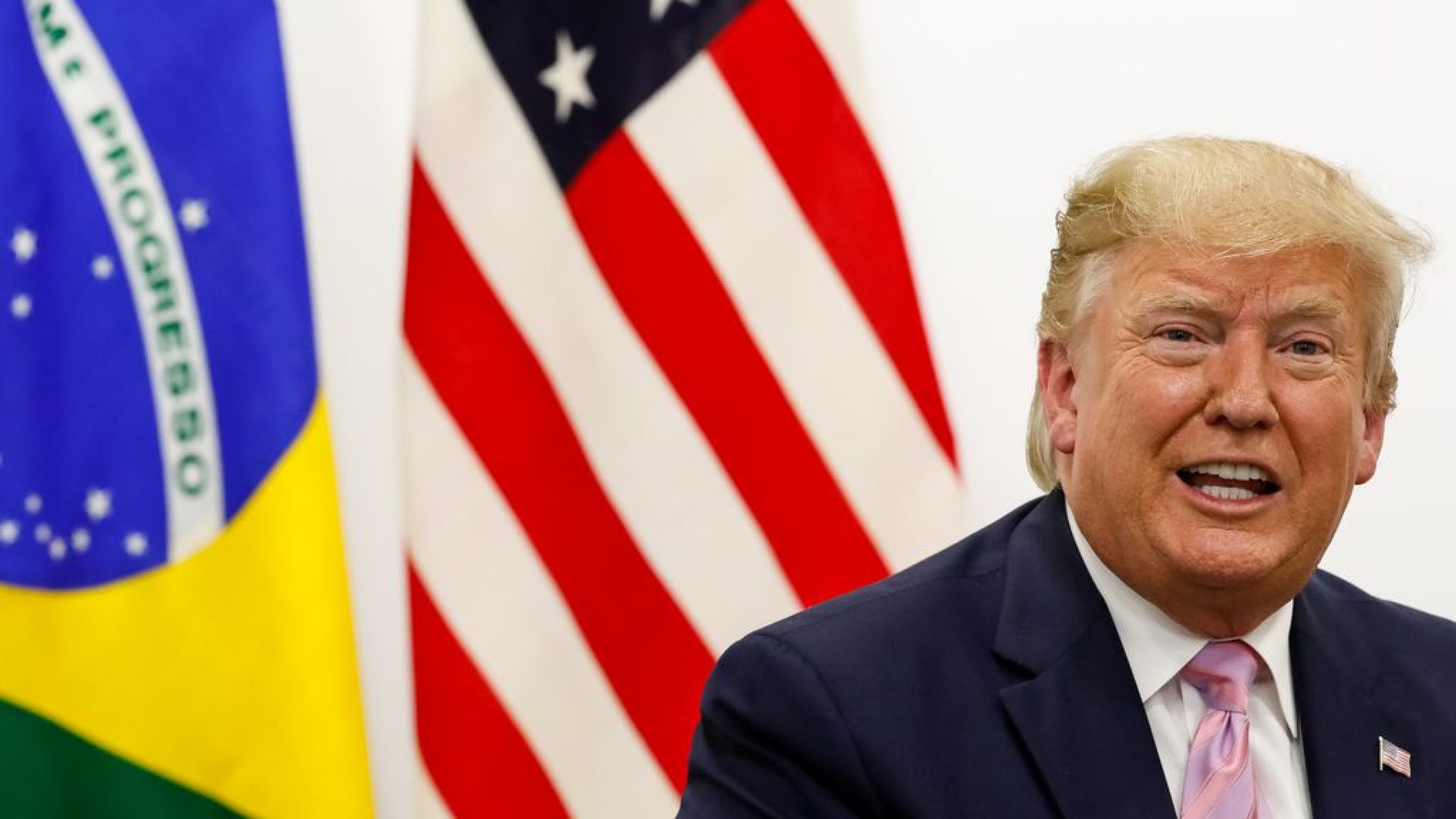 (Osaka - Japão, 28/06/2019) Presidente da República, Jair Bolsonaro, durante Reunião bilateral com o senhor Donald J. Trump, Presidente dos Estados Unidos da América.
Foto: Alan Santos / PR