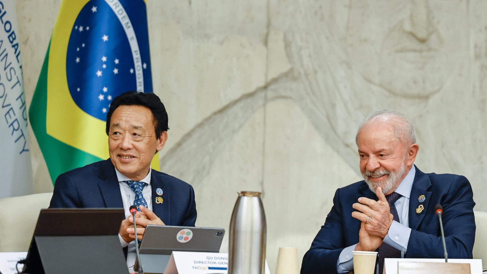 Roma, 13/10/2025 - Presidente da República, Luiz Inácio Lula da Silva, durante reunião do Conselho de Campeões (“Board of Champions”) da Aliança Global contra a Fome e a Pobreza, na sede da FAO. Foto: Ricardo Stuckert/PR