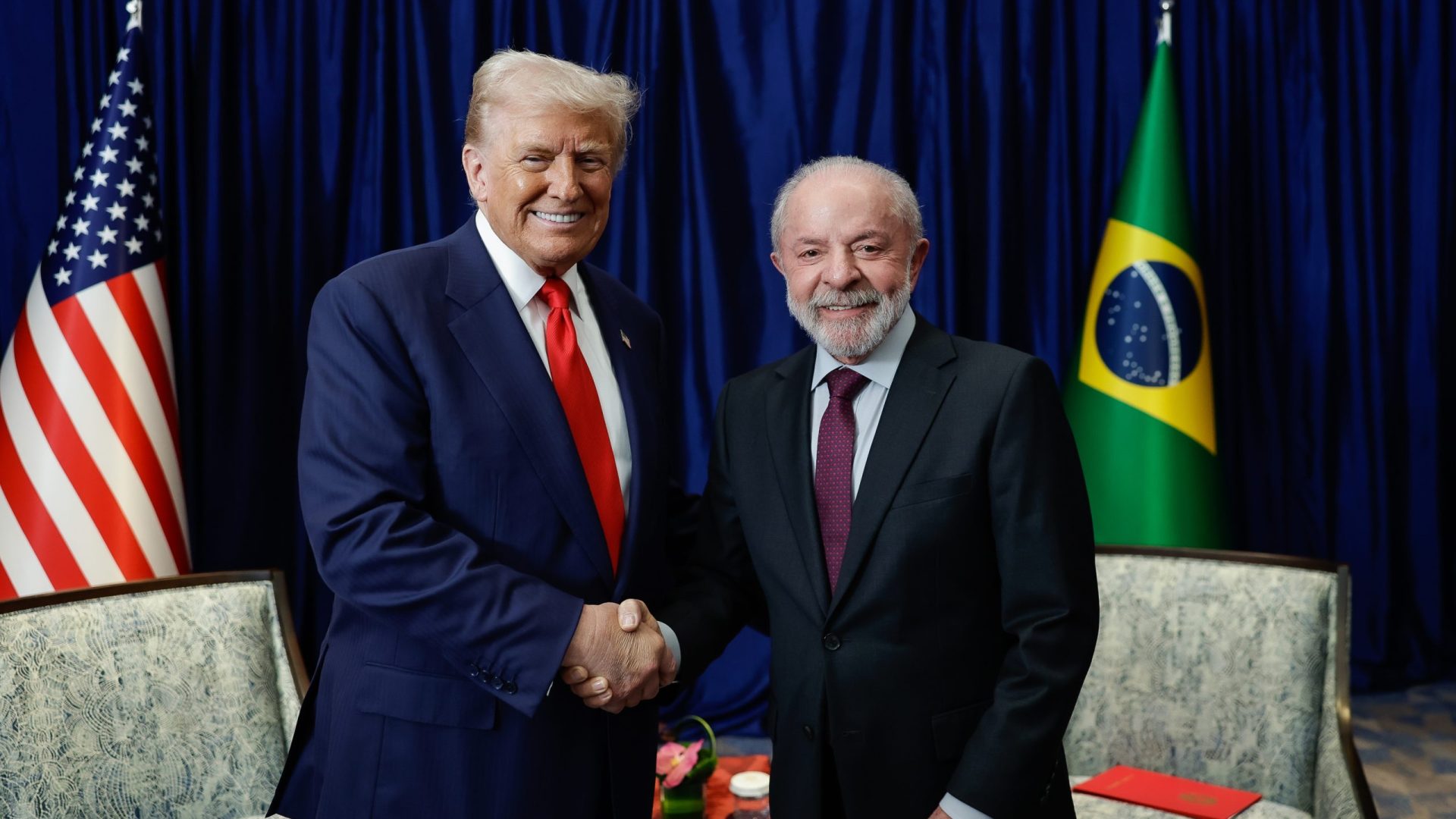 Kuala Lampur, 26/10/2025 - Presidente da República, Luís Inácio Lula da Silva, durante Encontro com o Presidente dos Estados Unidos, Donald Trump, durante o 47ª Cúpula da Associação de Nações do Sudeste Asiático - ASEAN. Foto: Ricardo Stuckert/PR