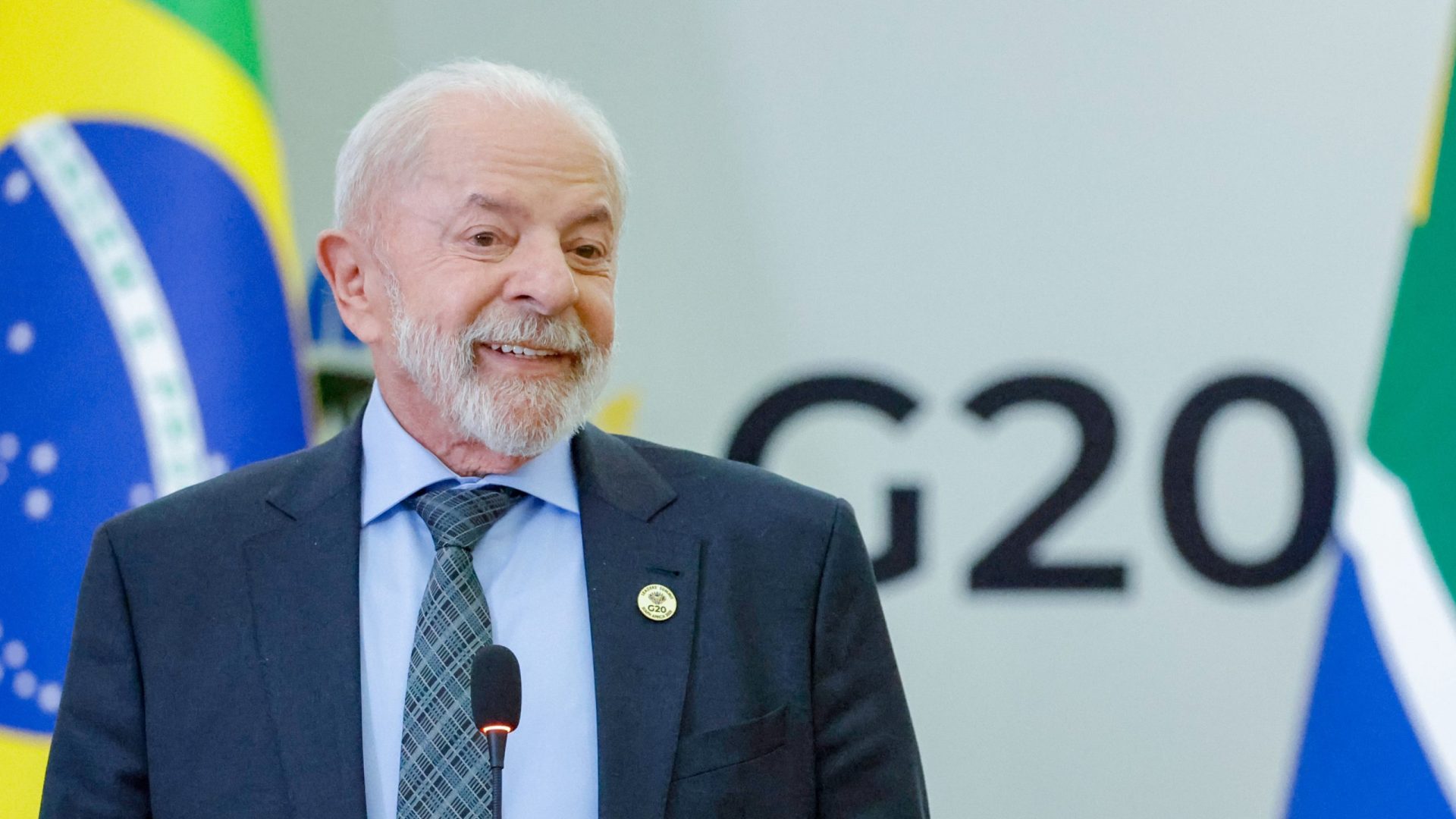 Joanesburgo, 23/11/2025 - Presidente da República, Luiz Inácio Lula da Silva, concede entrevista coletiva na Terceira Sessão da Cúpula de Líderes do G20: Um Futuro Justo para Todos (minerais críticos, trabalho decente, inteligência artificial). Foto: Ricardo Stuckert/PR