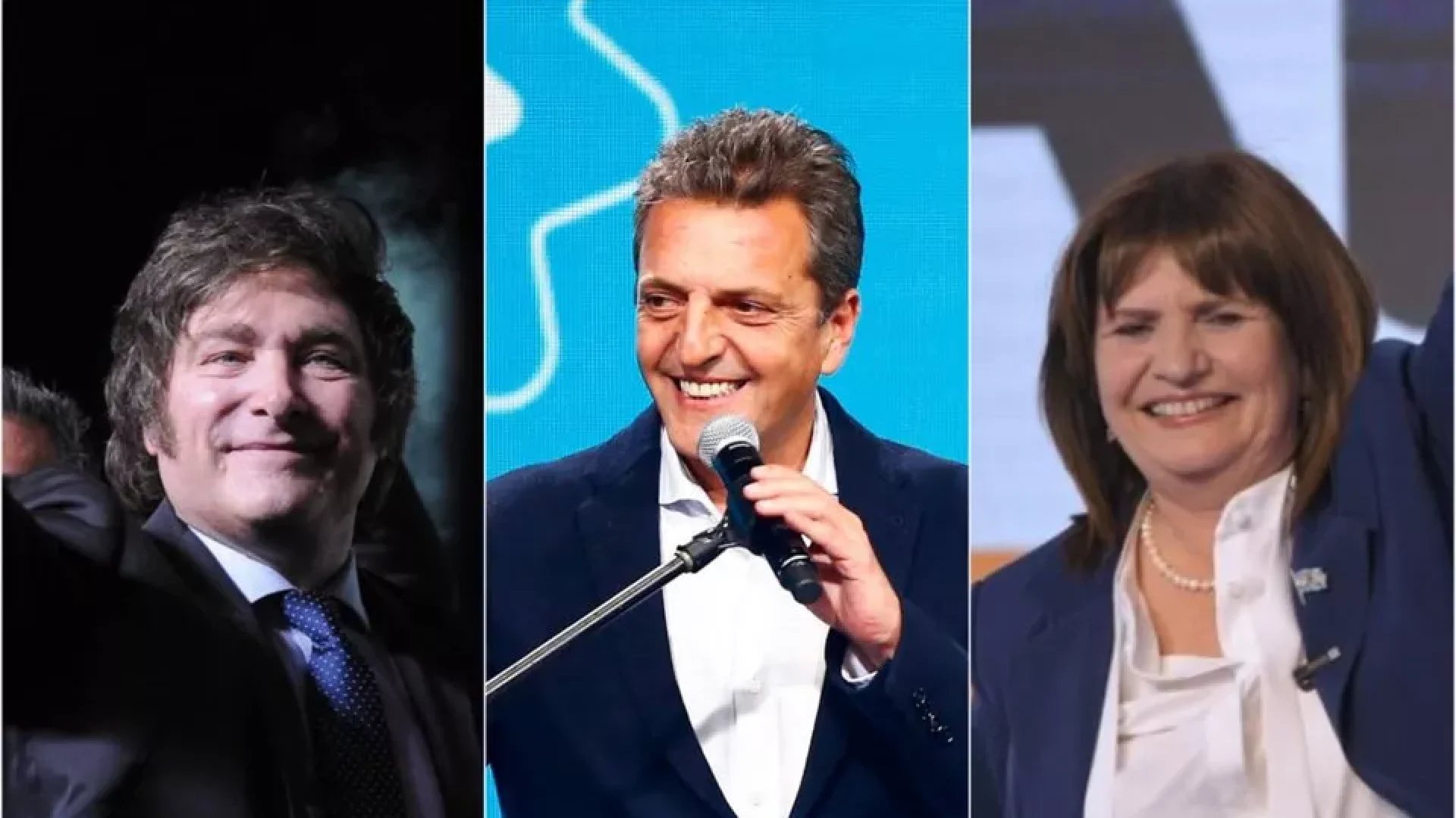 Montagem de Página 12, com fotos de Télam e NA
