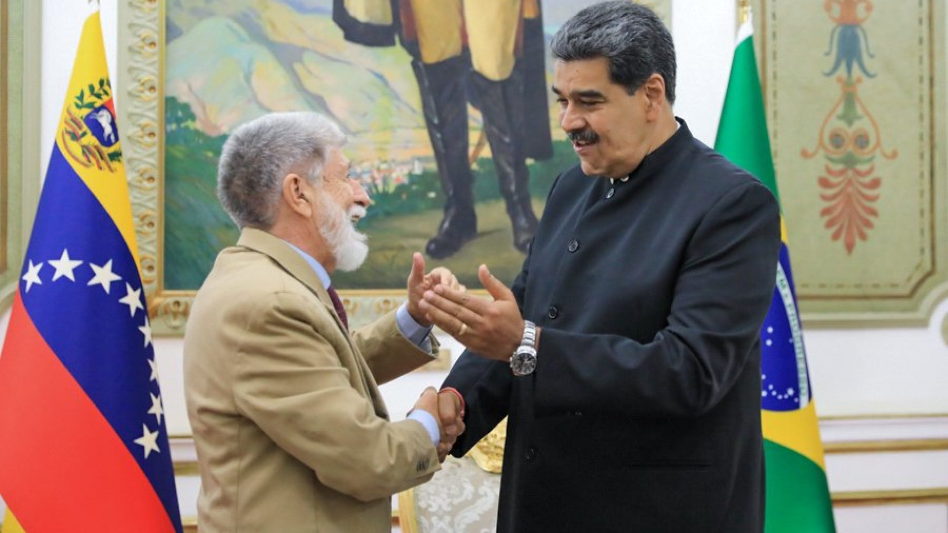 Delegação brasileira se encontra com Nicolás Maduro na Venezuela - Prensa Presidencial - Fotos Públicas