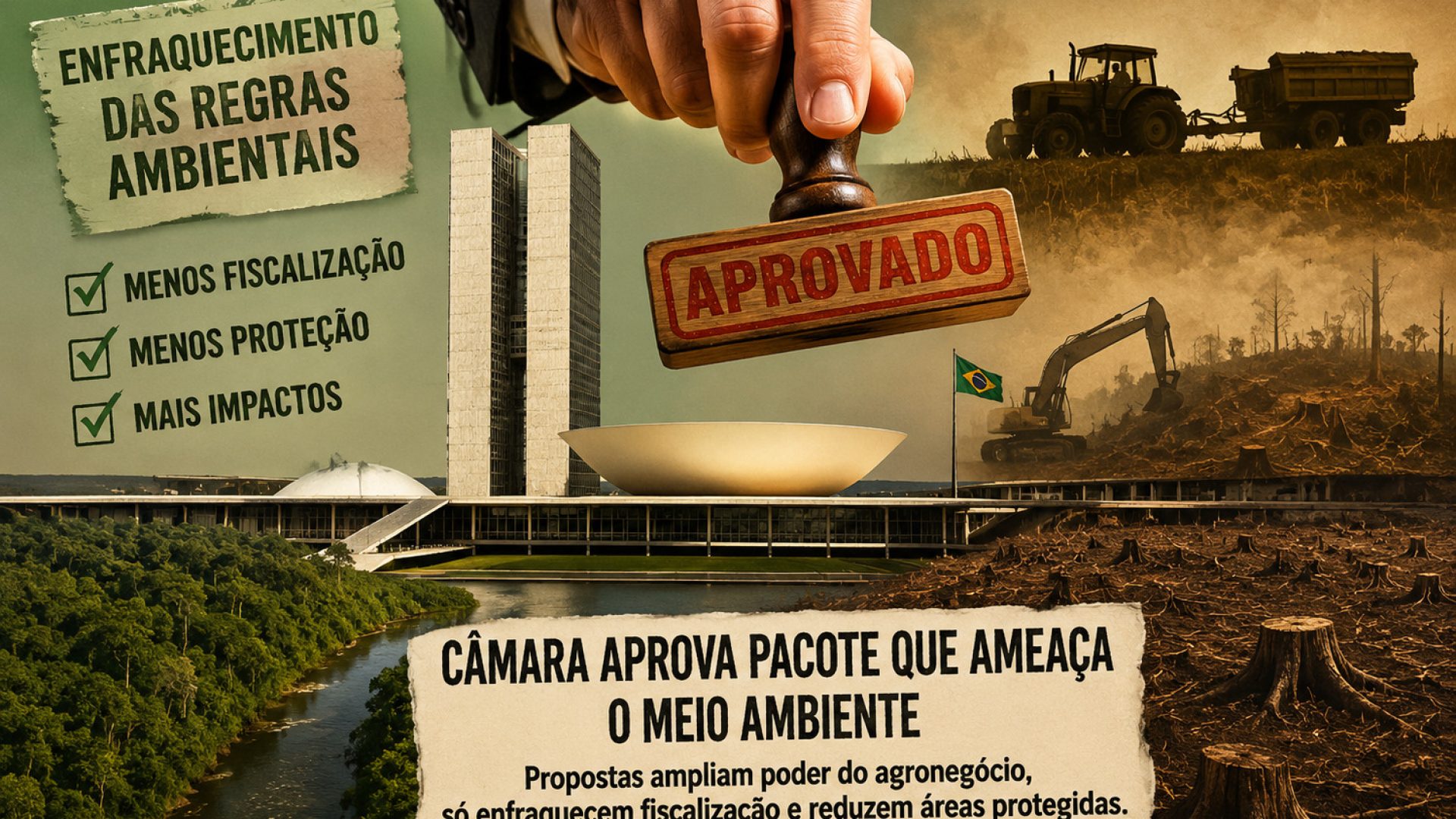 AGRO CONTRA O AMBIENTE
