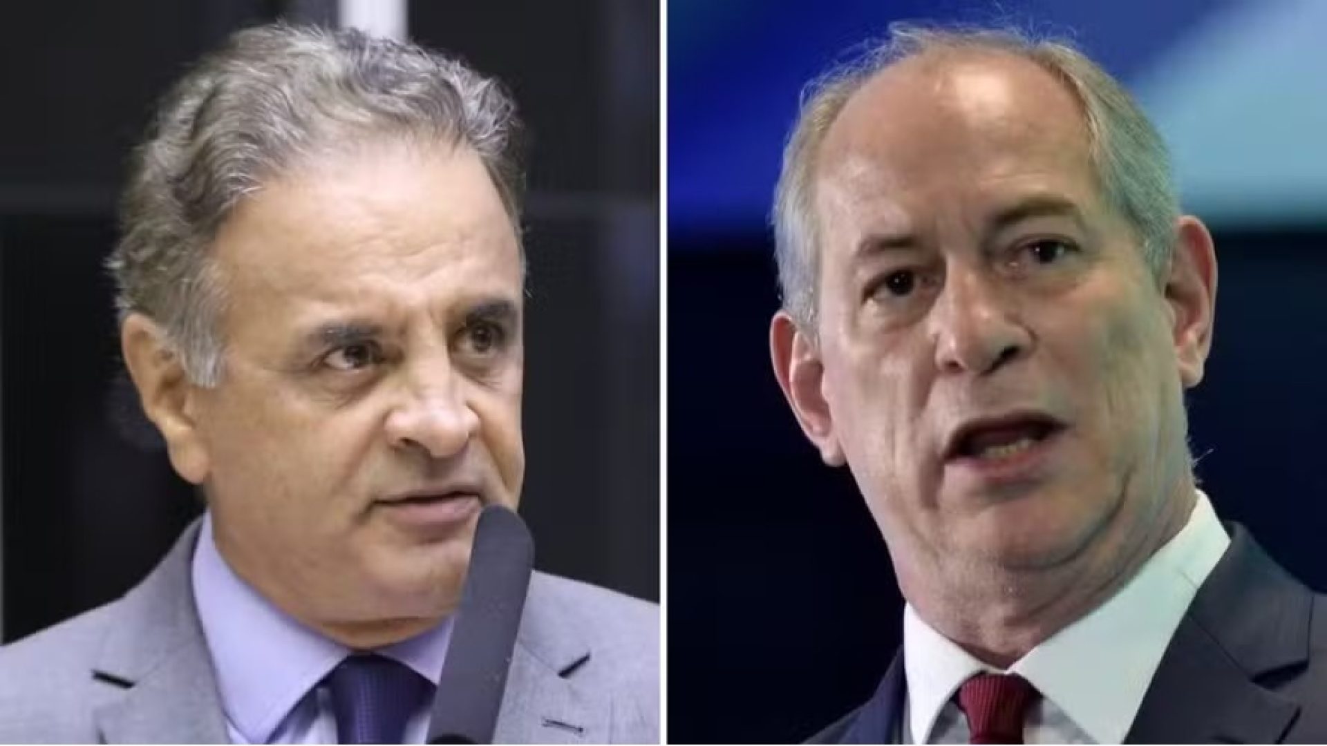 Aécio Neves e Ciro Gomes