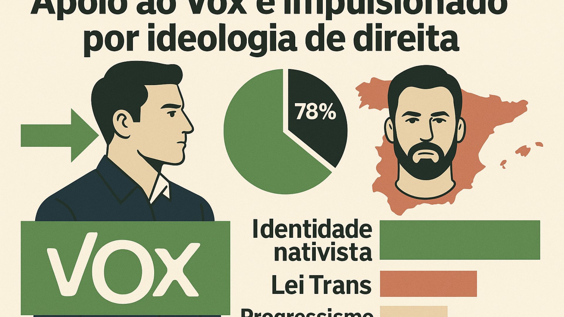 Apoio ao Vox - Imagem gerada por IA ChatGPT
