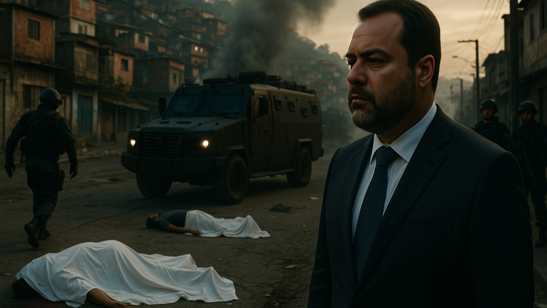 Aprovação recorde de operação no Complexo do Alemão - Imagem gerada por IA ChatGPT