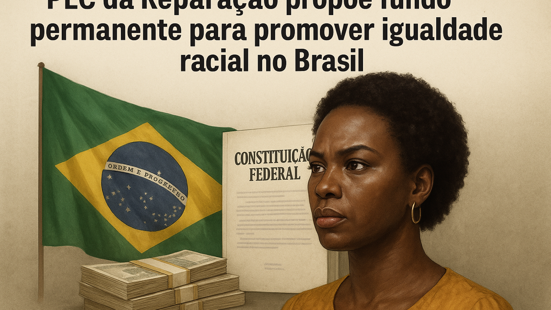 PEC da Reparação - Ilustração gerada por IA ChatGPT