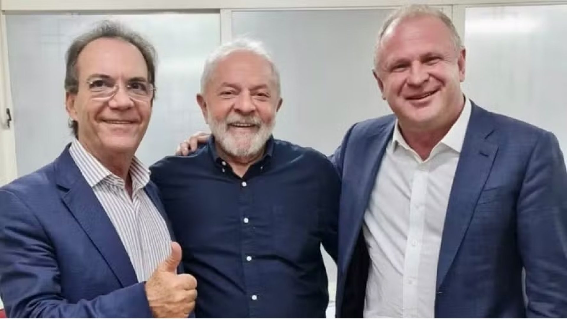 Décio, Lula e Gelson