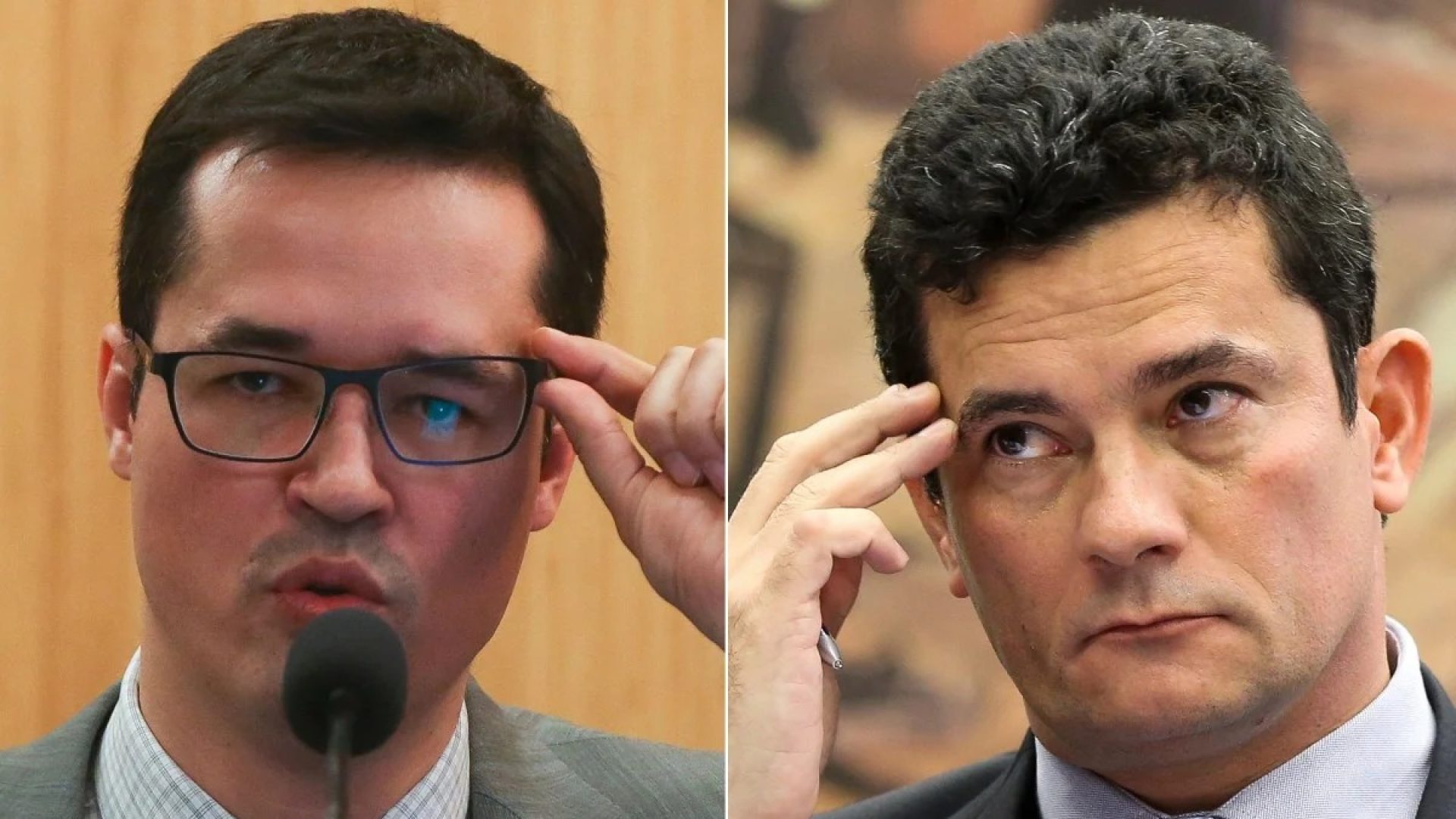 Deltan Dallagnol e Sérgio Moro