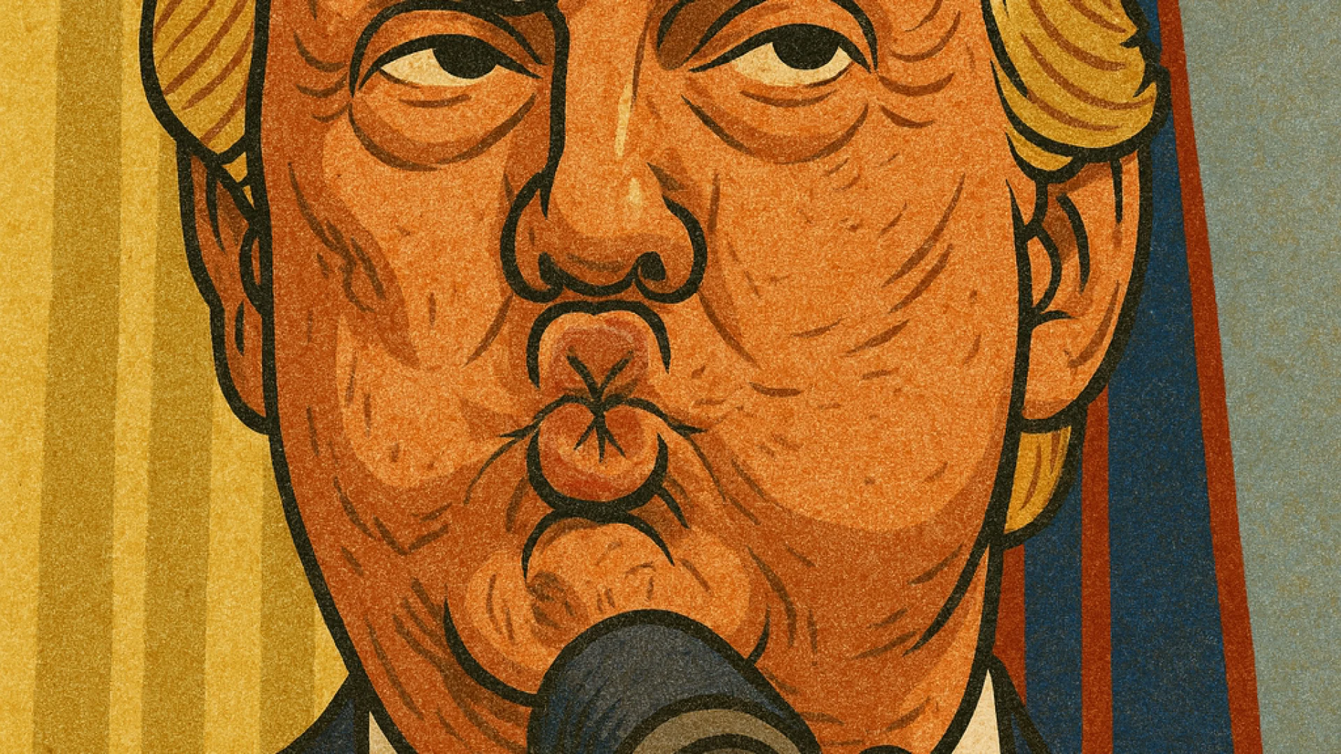 Caricatura gerada por IA ChatGPT a partir de Foto: ANDREW CABALLERO-REYNOLDS / AFP