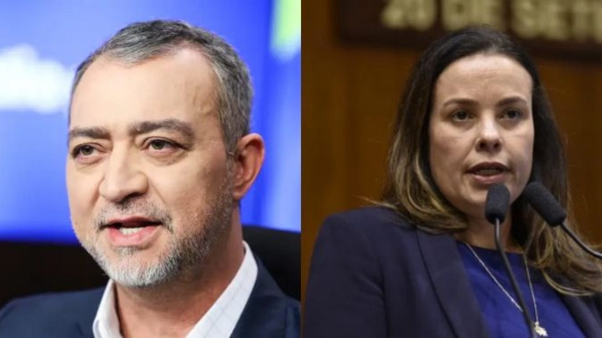 Edegar Pretto e Juliana Brizola