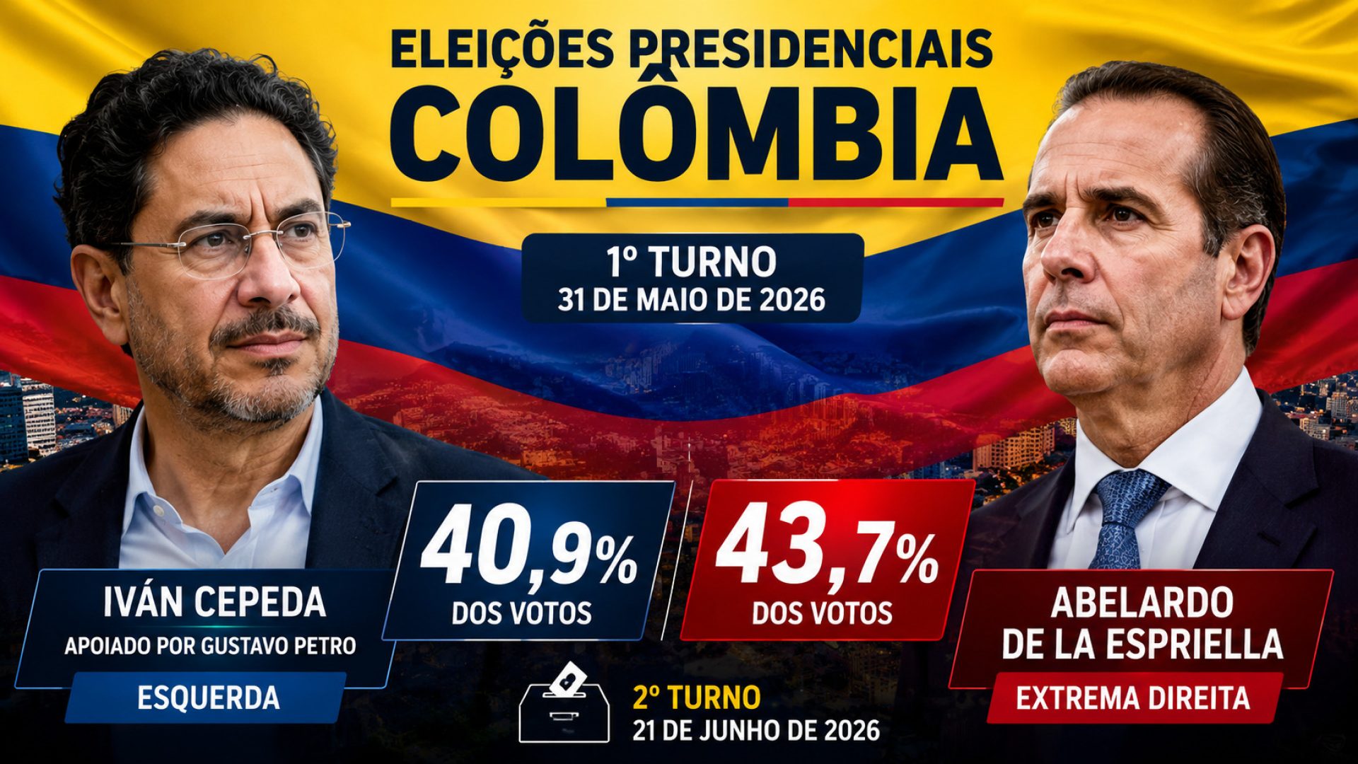 Eleições Colômbia primeiro turno
