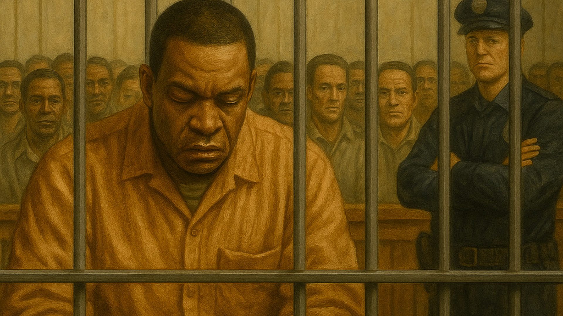 Encarceramento em massa - Imagem gerada por IA ChatGPT