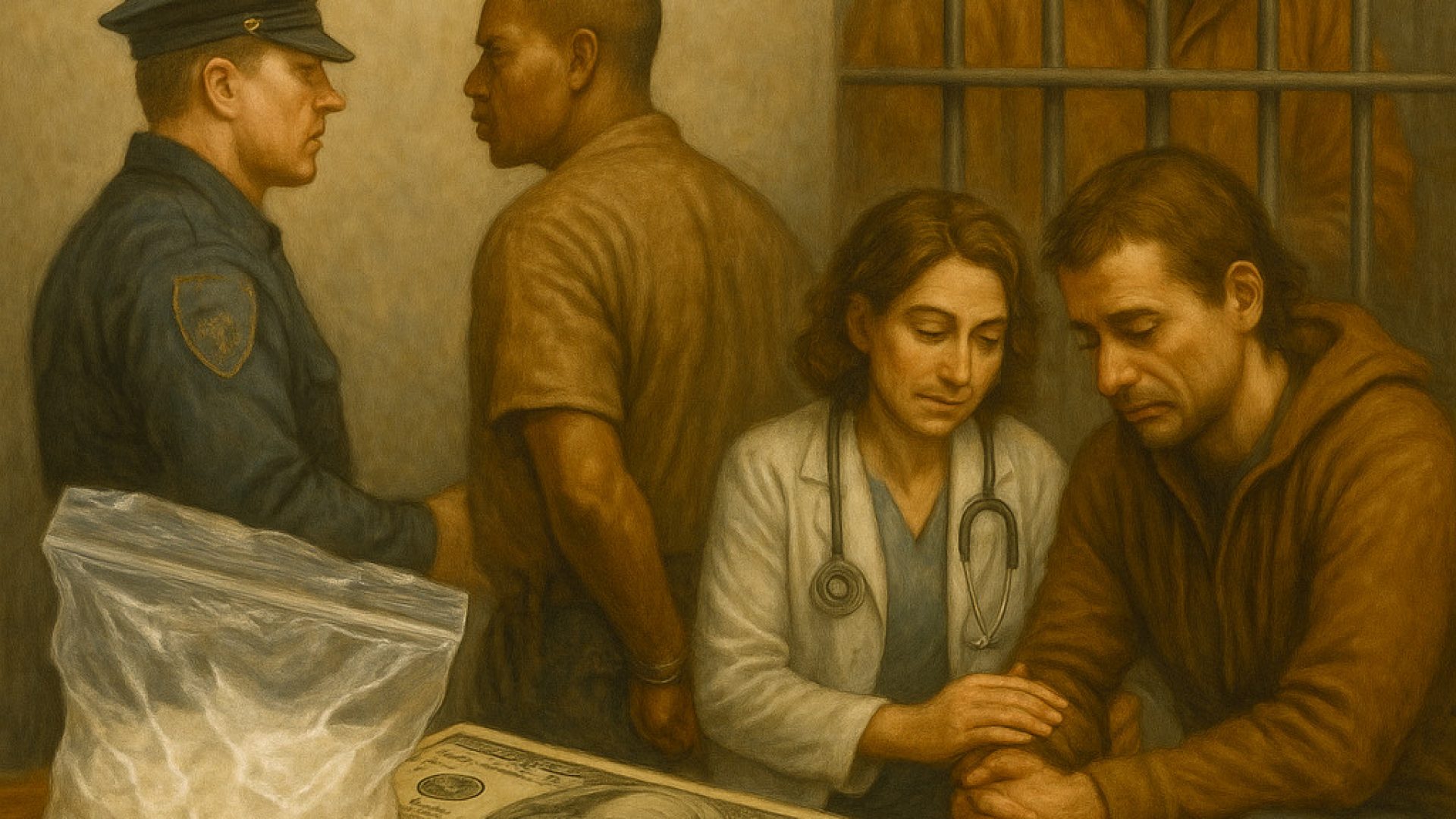 Introdução - Guerra às Drogas - Imagem Gerada por IA ChatGPT