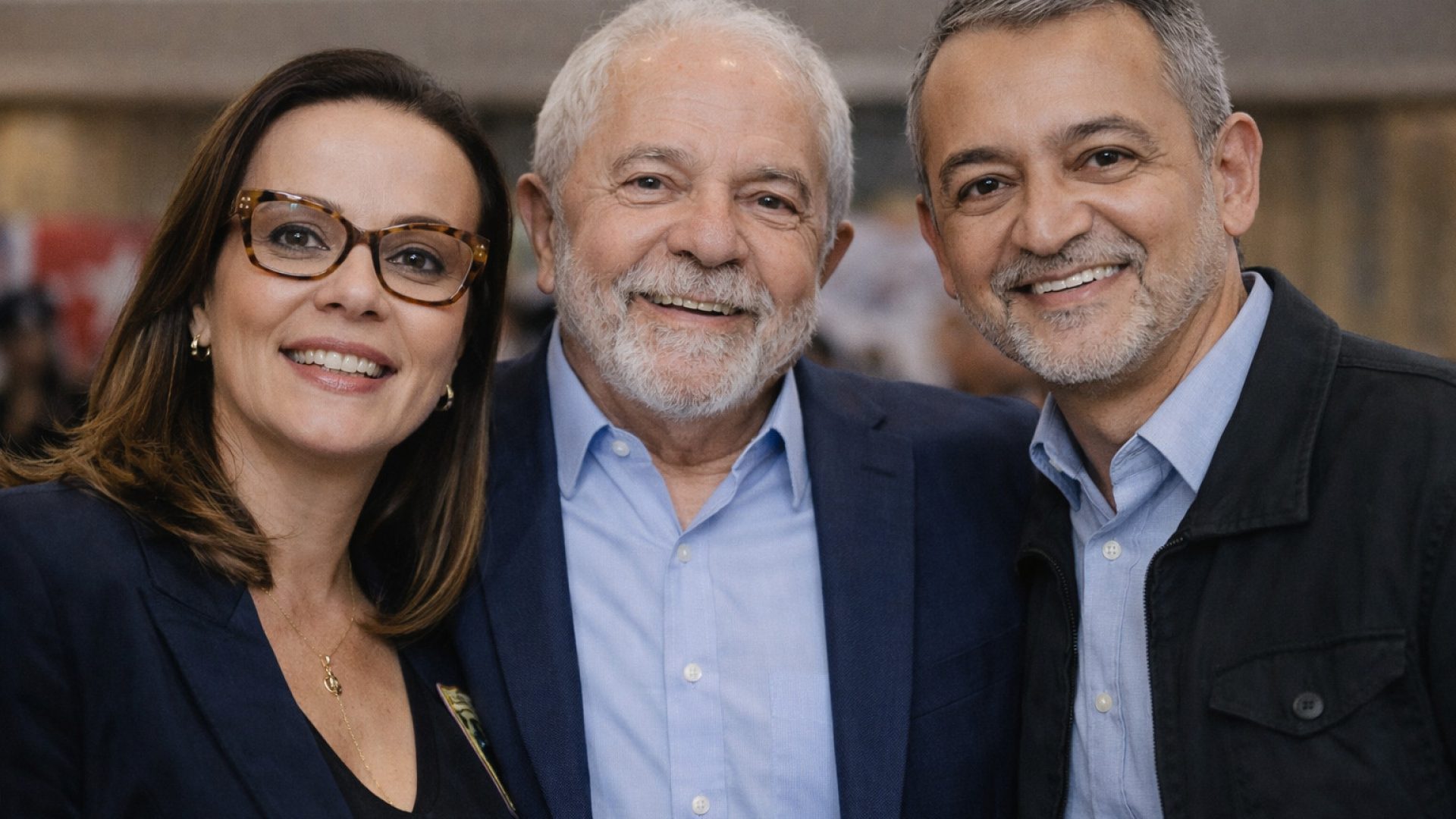 Juliana, Lula e Edegar