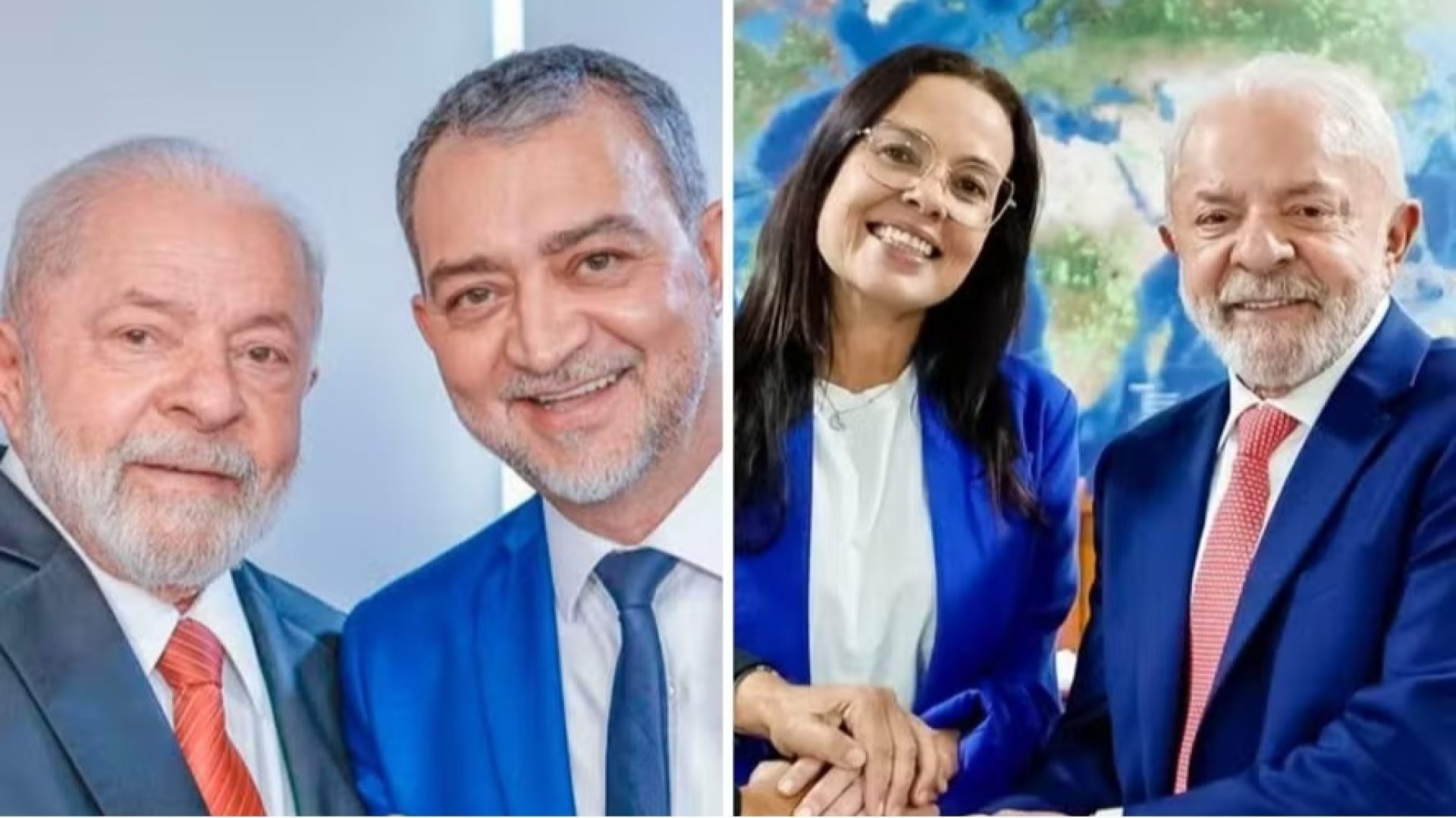 Lula com Edegar Pretto e Juliana Brizola