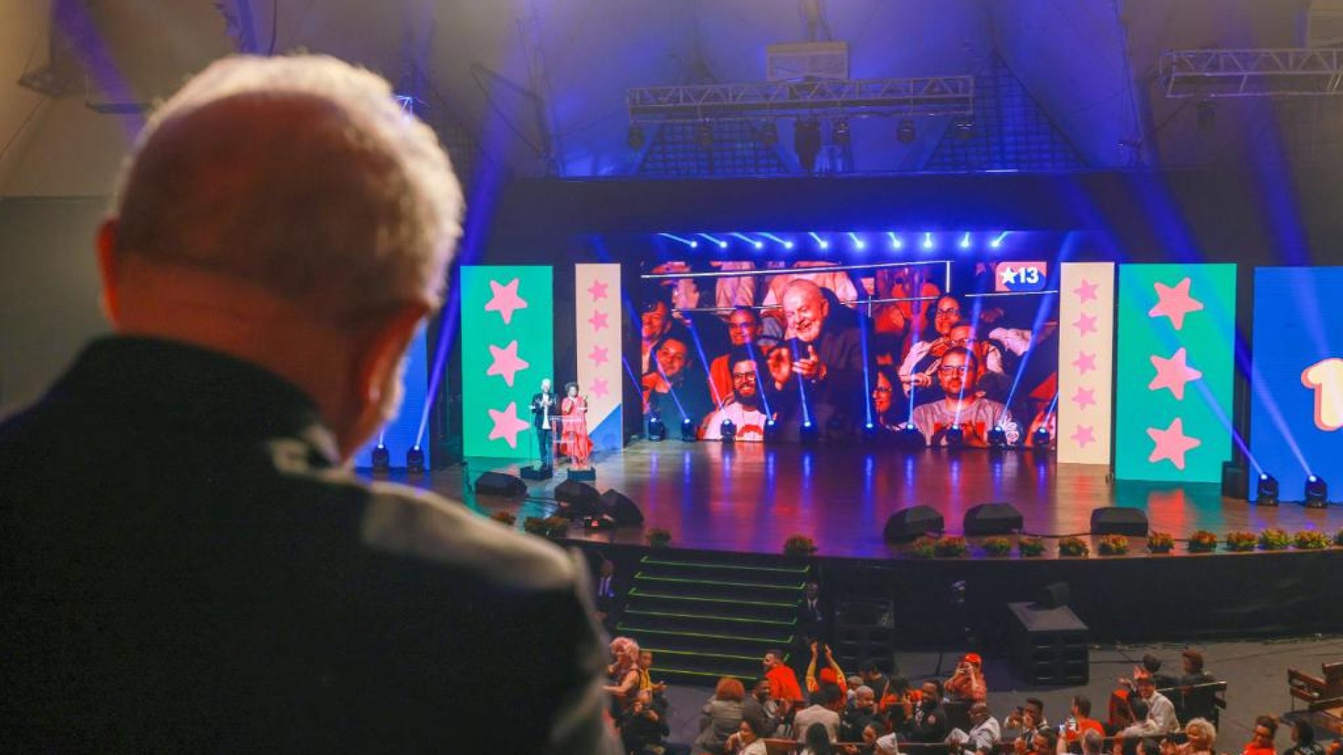 Lula em ato em São Paulo – Foto: Ricardo Stuckert