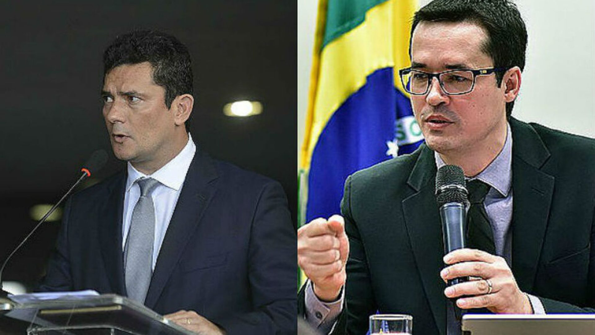 Fotos de Deltan Dallagnol e Sergio Moro: Arquivo EBC.