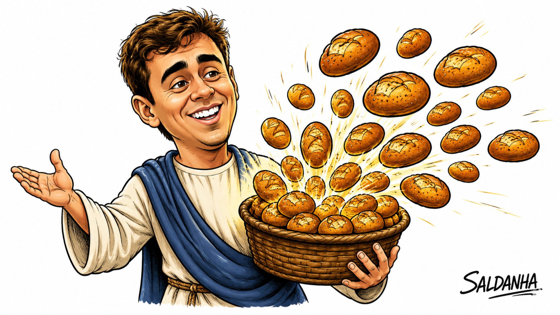 Nikolas e a multiplicação dos pães