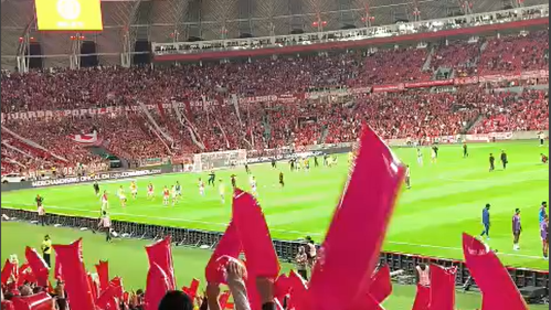 No Beira-Rio, antes do início do jogo entre Internacional 0 x 2 Flamengo, Copa Libertadores da América 2025 - Foto: acervo do autor