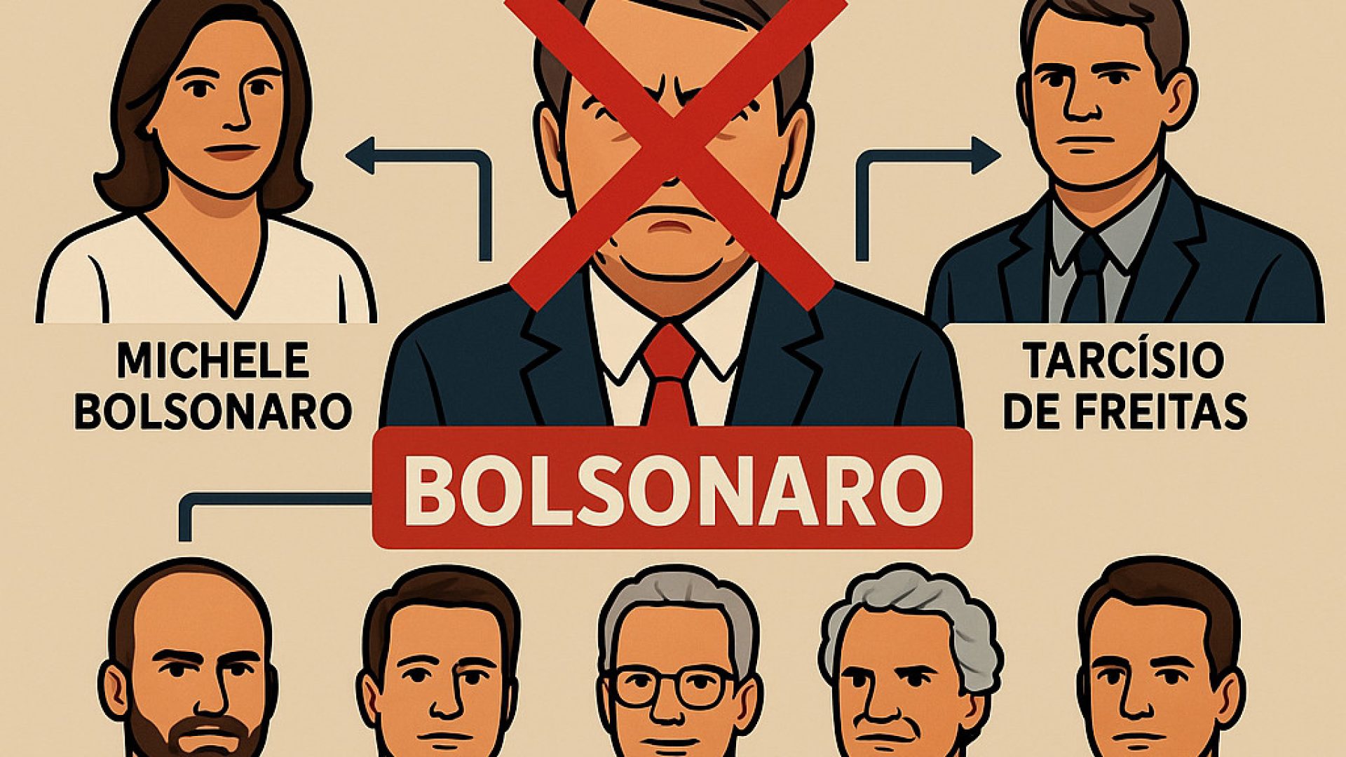 Os rumos da extrema-direita no Brasil pós-Jair Bolsonaro - Imagem gerada por IA ChatGPT