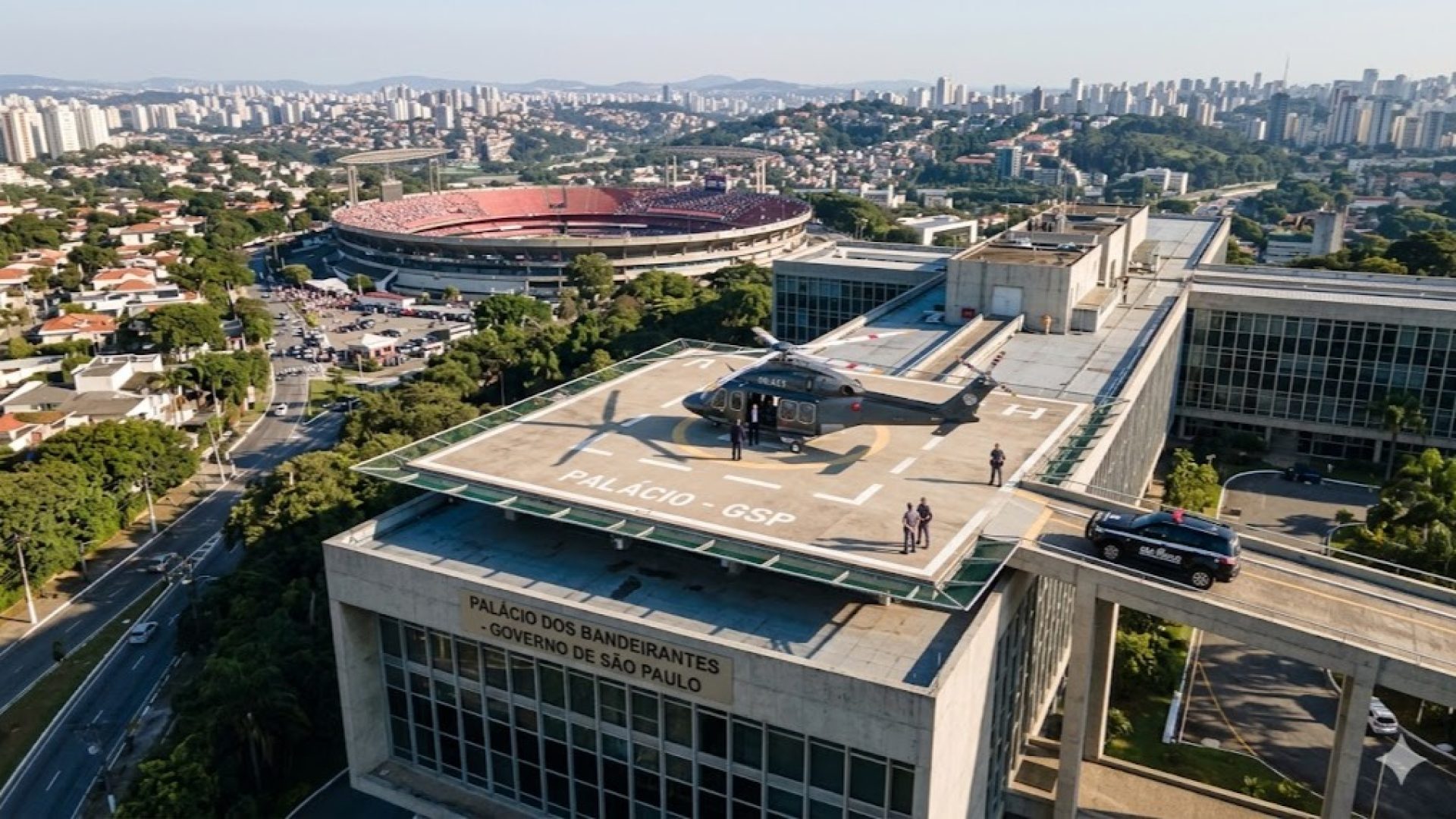 Palácio dos Bandeirantes e Morumbi - gerados por IA
