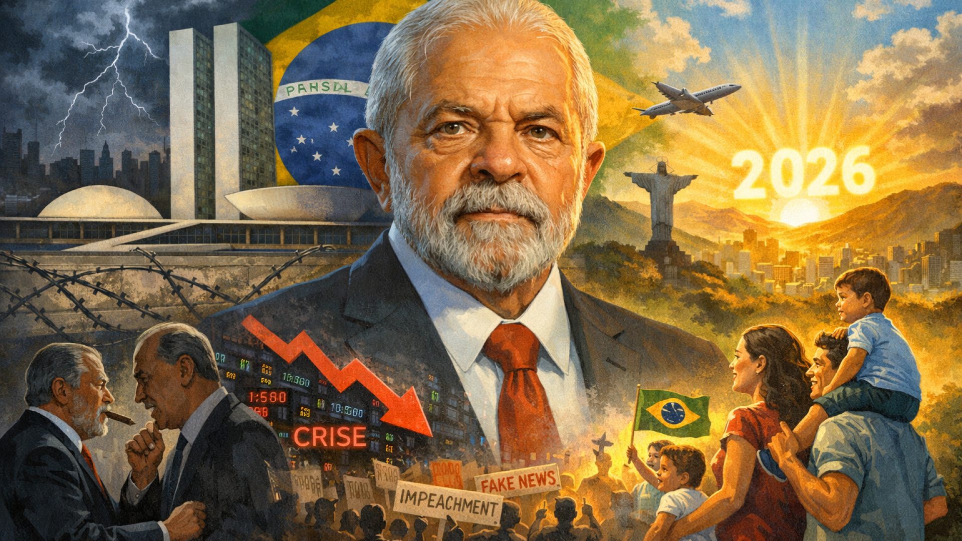 Paradoxos do governo Lula 3 - Imagem gerada por IA ChatGPT