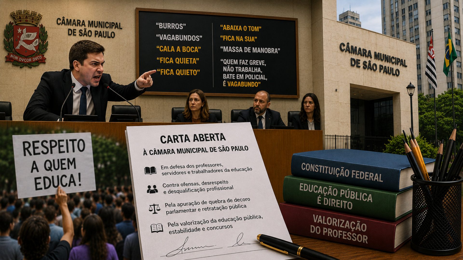 RESPEITEM OS PROFESSORES