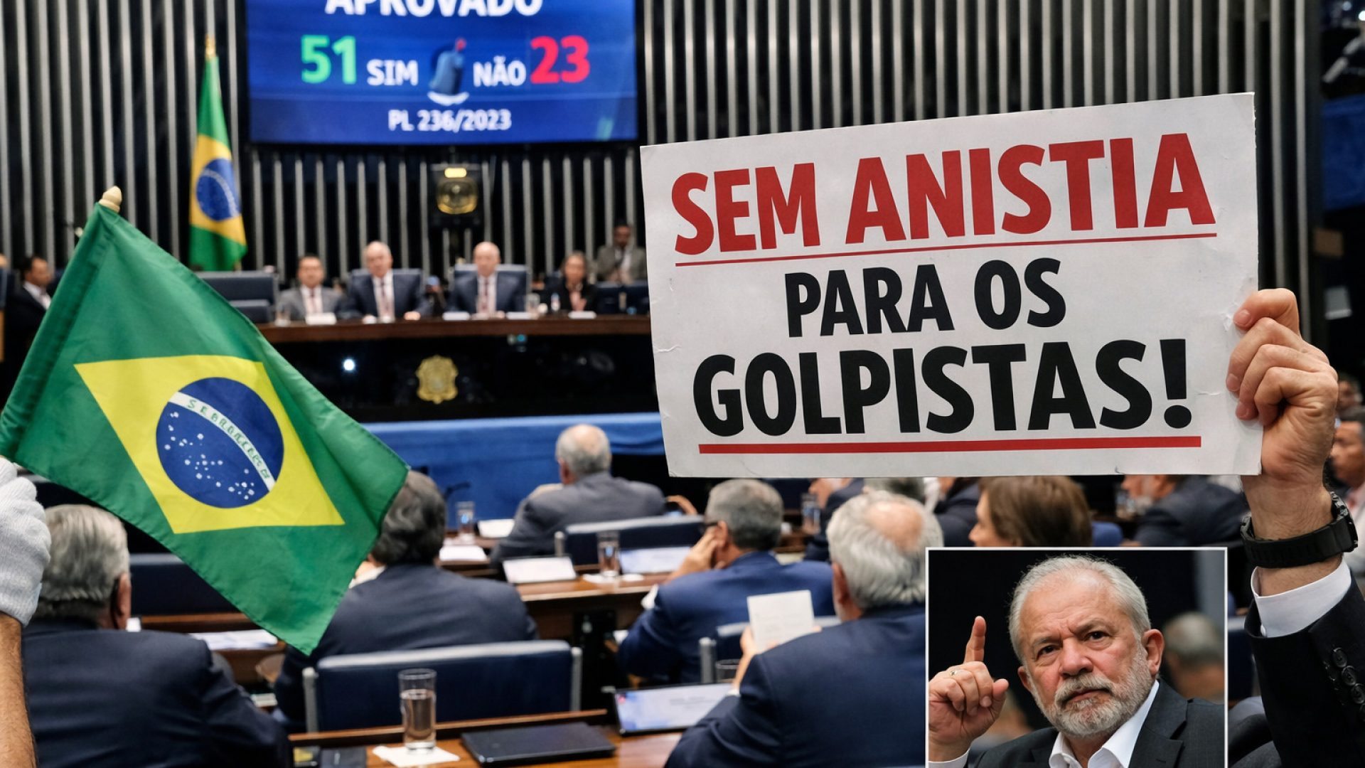 Sem anistia - Imagem gerada por IA ChatGPT