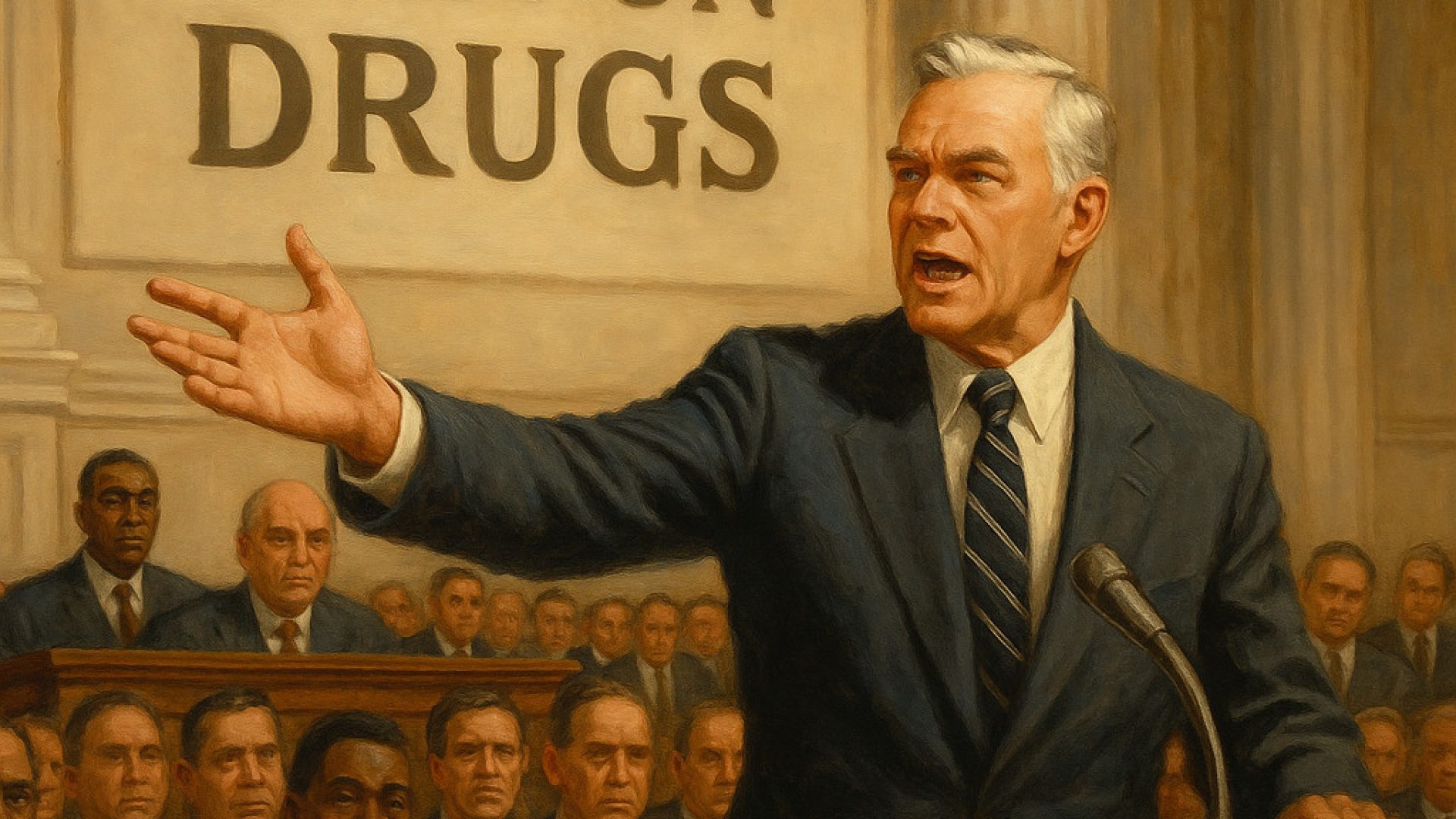 The War on Drugs - Imagem gerada por IA ChatGPT