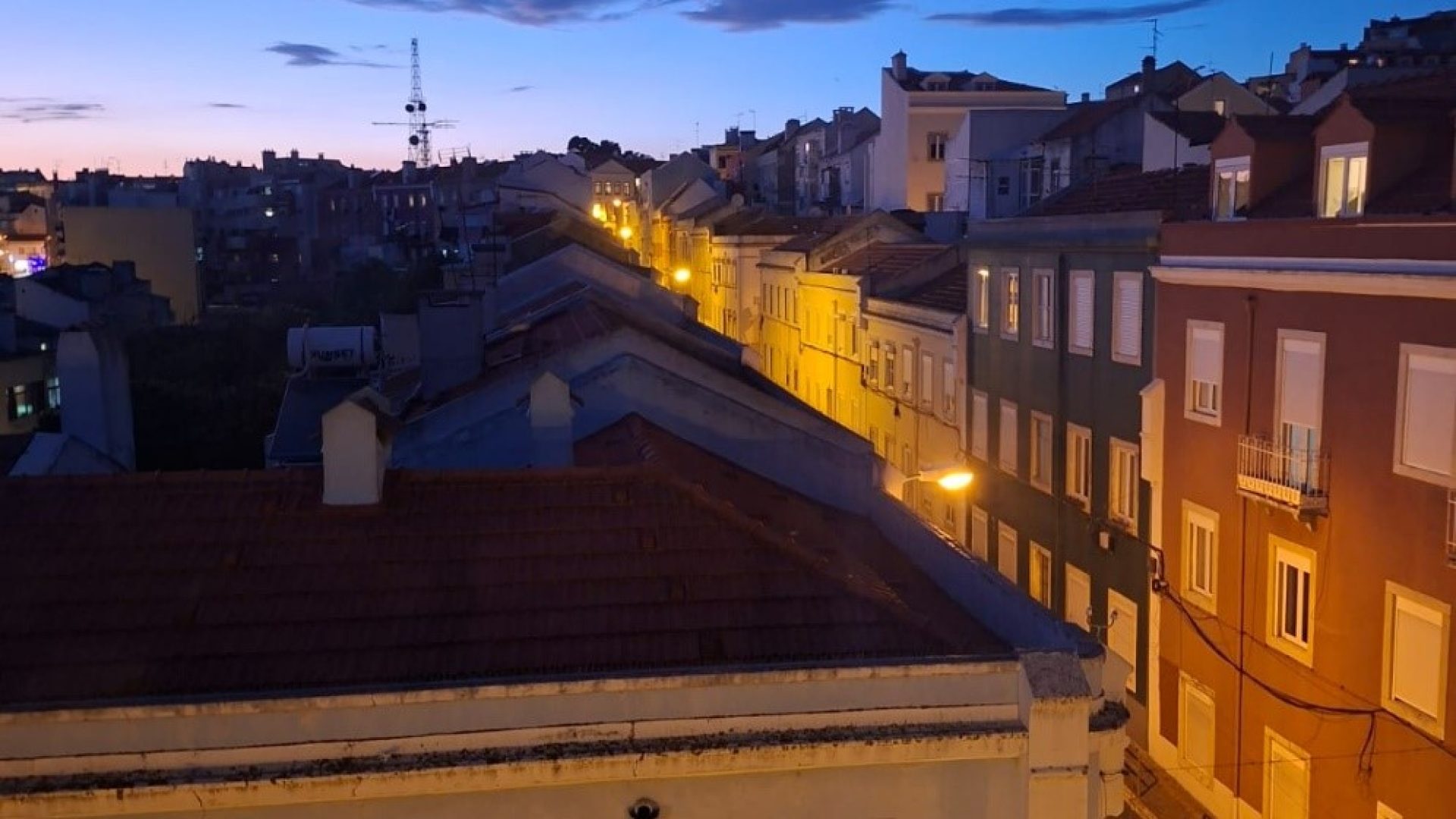 Vista de São Vicente, em Lisboa. Acervo do autor.